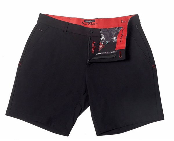 Au Noir Shorts | LIMAO-SOLARIS, Black - Caswell's Fine Menswear