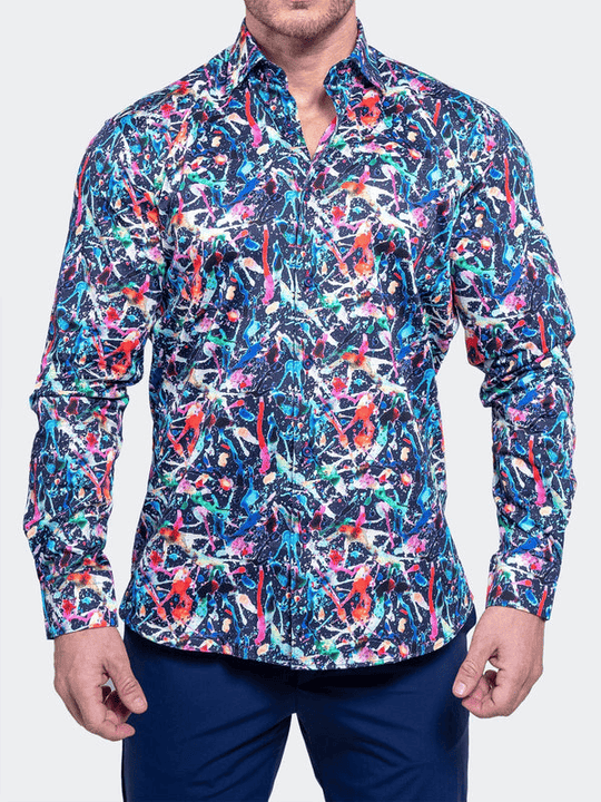 Maceoo Shirt Fibonacci Resistance0320 | Black