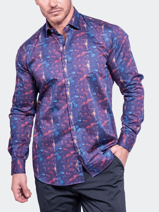 Maceoo Chemise Résistance Fibonacci2207 | Bleu