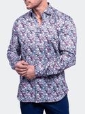 Maceoo Shirt Fibonacci Resistance0334 | Purple - Caswell's Fine Menswear