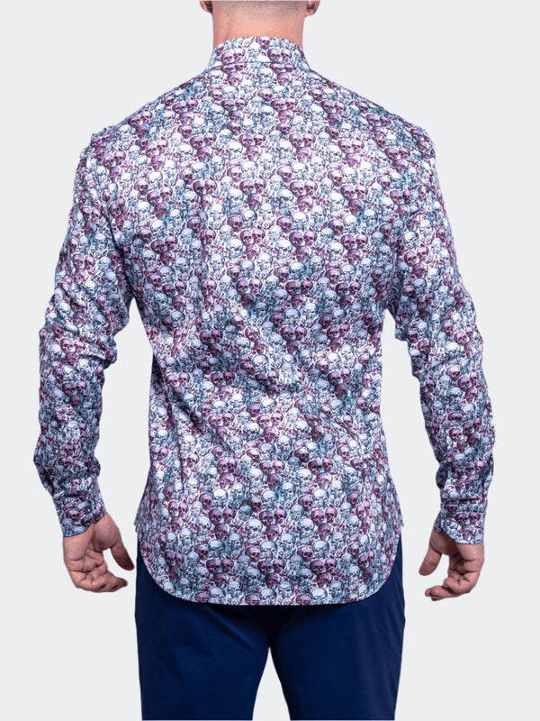 Maceoo Shirt Fibonacci Resistance0334 | Purple - Caswell's Fine Menswear