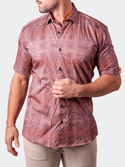 Maceoo Shirt Galileo Resistance2223 | Brown - Caswell's Fine Menswear