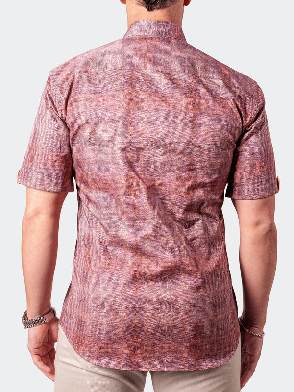 Maceoo Shirt Galileo Resistance2223 | Brown - Caswell's Fine Menswear