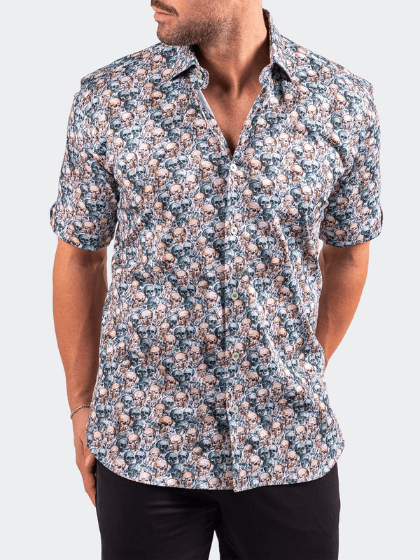 Maceoo Shirt Galileo Resistance0335 | Yellow - Caswell's Fine Menswear