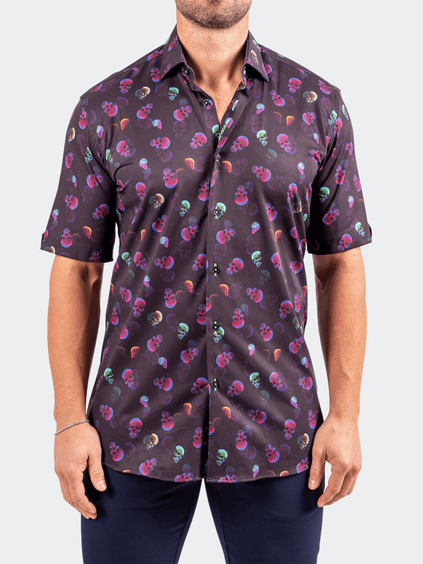 Maceoo Shirt Galileo Resistance Stretch0347 | Black