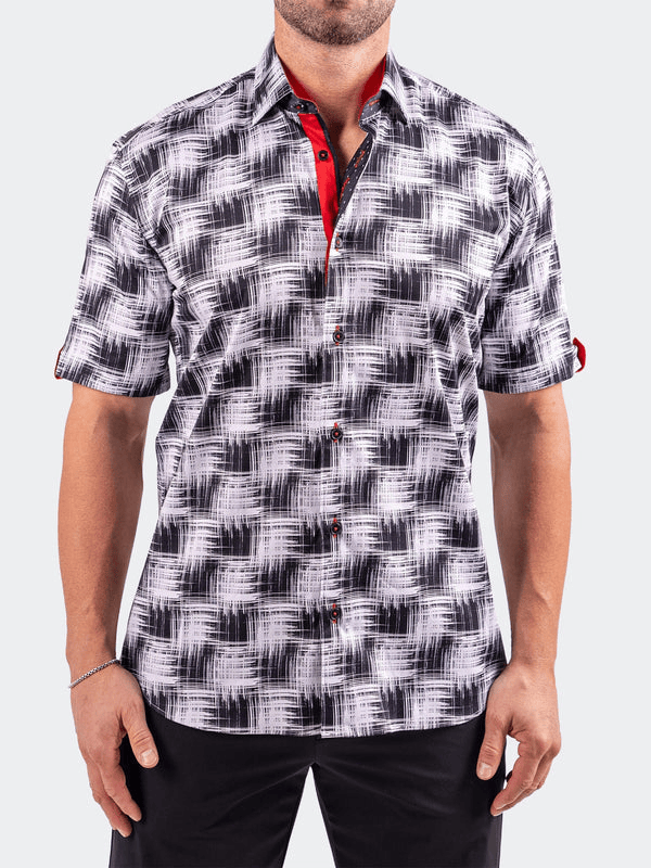 Maceoo Shirt Galileo Resistance0317 | White - Caswell's Fine Menswear