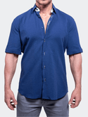 Maceoo Shirt Galileo Aristocrat Luxe Stretch8 | Blue