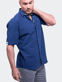 Maceoo Shirt Galileo Aristocrat Luxe Stretch8 | Blue