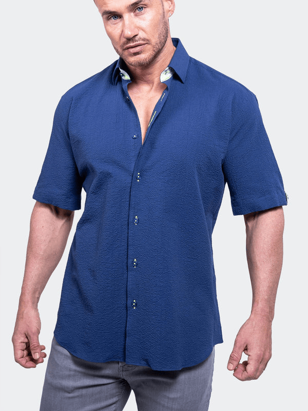 Maceoo Shirt Galileo Aristocrat Luxe Stretch8 | Blue