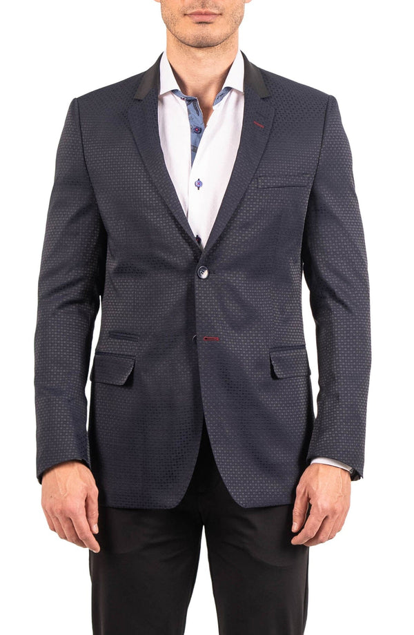 Maceoo Blazer Socrate EvoResistance23 Blue - Caswell's Fine Menswear