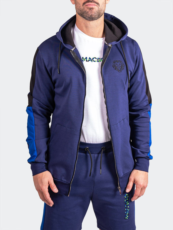 Maceoo Hoodie | Blue