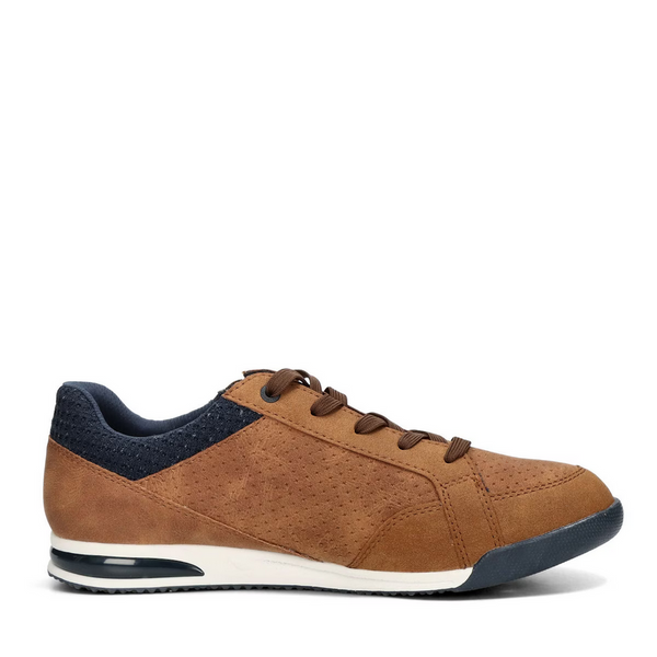 Bugatti Sneaker | Cognac/Navy - Caswell's Fine Menswear