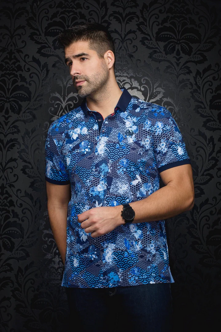 Au Noir POLO | KATSURA, Navy