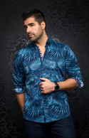 Au Noir Chemise | ARECA, NAVY