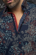 Au Noir Shirt 360° Stretch Shirt | BECKETT, Navy