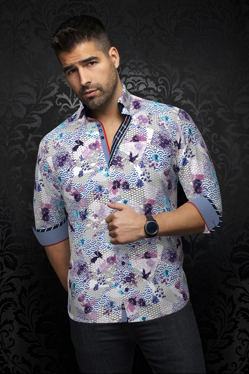 Au Noir Shirt 360° Stretch Shirt | AVALON, Lavender