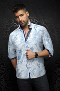 Au Noir Shirt 360° Stretch Shirt | ADRIEN, Light Blue