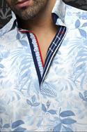Au Noir Shirt 360° Stretch Shirt | ADRIEN, Light Blue