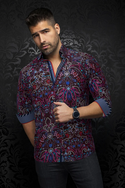 Chemise Au Noir | ABERDEEN, Burgundy