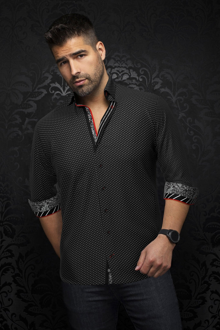Au Noir Shirt 360° Stretch Shirt | SAUTOR, Black