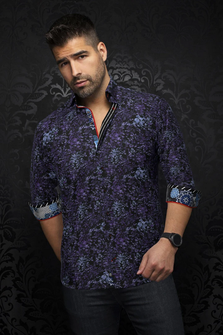 Au Noir Shirt 360° Stretch Shirt | PRYSE, Purple