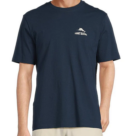 Tommy BahamaBatter On Deck Short Sleeve T-Shirt | Navy
