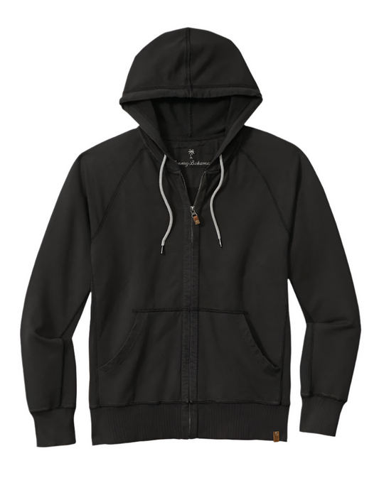 Tommy Bahama Ben & Terry Full-Zip Sweatshirt | Coal