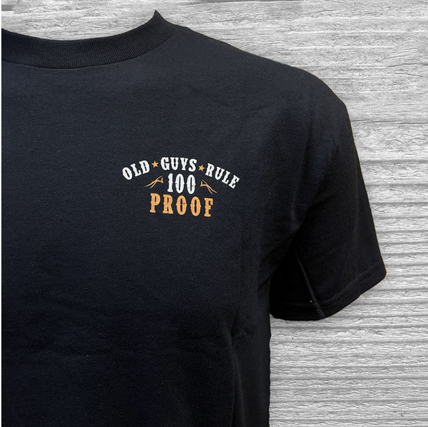 Old Guys Rule T-Shirt Old Whiskey | Black