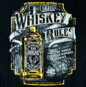 Old Guys Rule T-Shirt Old Whiskey | Black