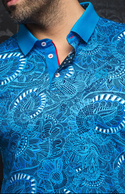 Au Noir Polo Shirt | COSTILLA, Cobal