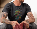 Taboo T-Shirt Msstzblkbz T-Shirt - Colorful Guitar's Head Band | Black