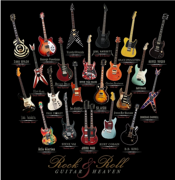 Taboo Rock and Roll Guitar Heaven | Black