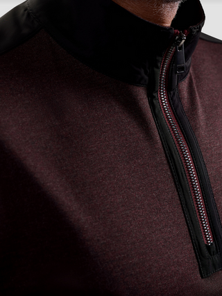 Bugatchi Sweater 1/4 Zip | Burgandy