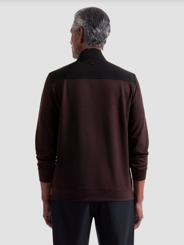 Bugatchi Sweater 1/4 Zip | Burgandy