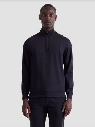 Bugatchi Sweater 1/4 Zip | Eggplant