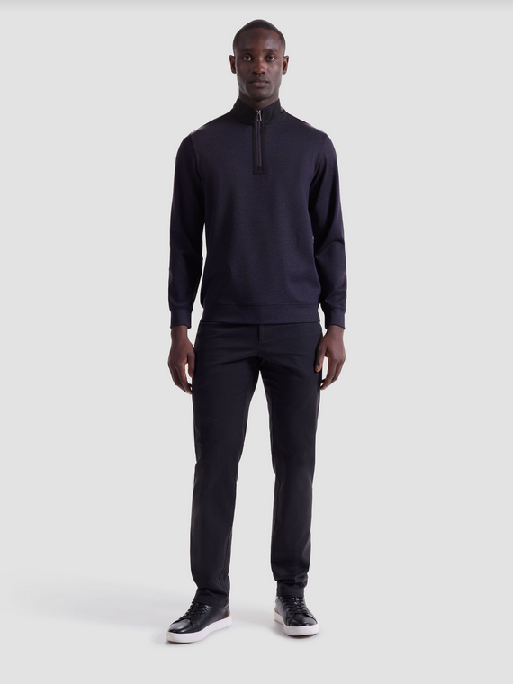 Bugatchi Sweater 1/4 Zip | Eggplant