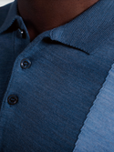 Bugatchi Polo Sweater Made in Italy | Cobalt