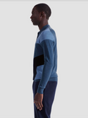 Bugatchi Polo Sweater Made in Italy | Cobalt