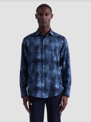 Bugatchi Shirt Julian Shaped Fit | Peacock