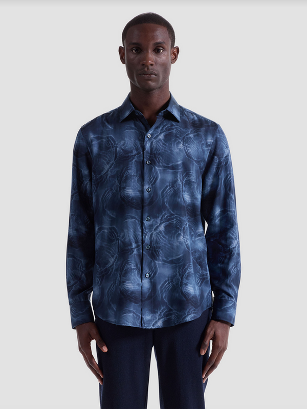 Bugatchi Shirt Julian Shaped Fit | Peacock