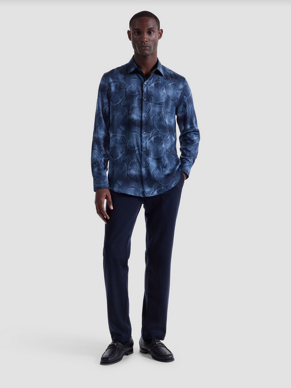 Bugatchi Shirt Julian Shaped Fit | Peacock