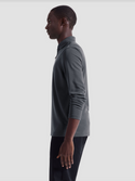Bugatchi Ottoman Zip Polo | Zinc