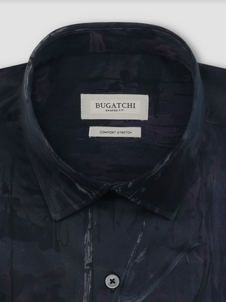 Bugatchi Shirt Julian Shaped Fit | Eggplant
