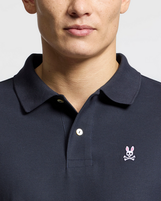Psycho Bunny Men's Classic Pique Polo | Navy