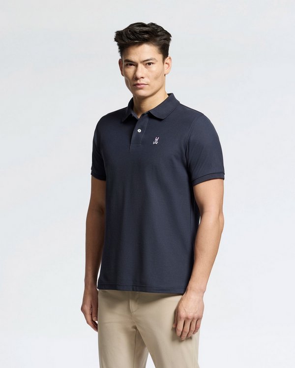 Psycho Bunny Classic Pique Polo | Navy