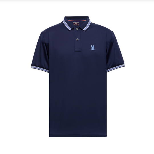Psycho Bunny Forrest Sport Pique Polo | Evening Blue