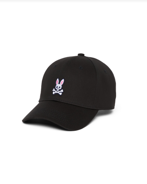 Psycho Bunny Tall Bunny Cap Black Caswell's Fine Menswear