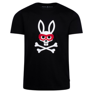 Psycho Bunny Mischief Graphic Tee | Black