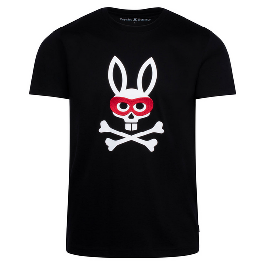 Psycho Bunny Men's Mischief Graphic Tee | Black