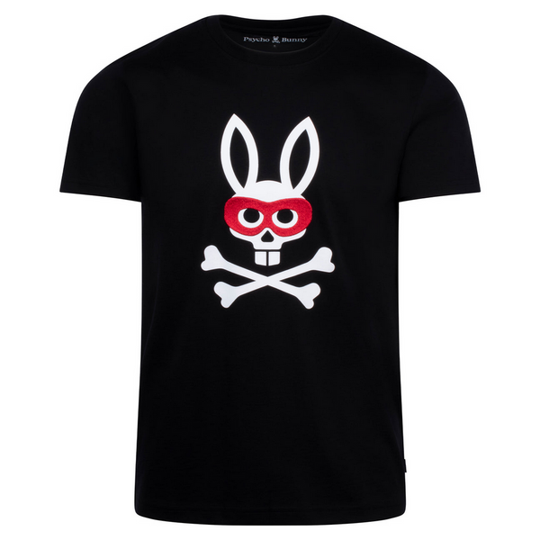 Psycho Bunny Mischief Graphic Tee | Black